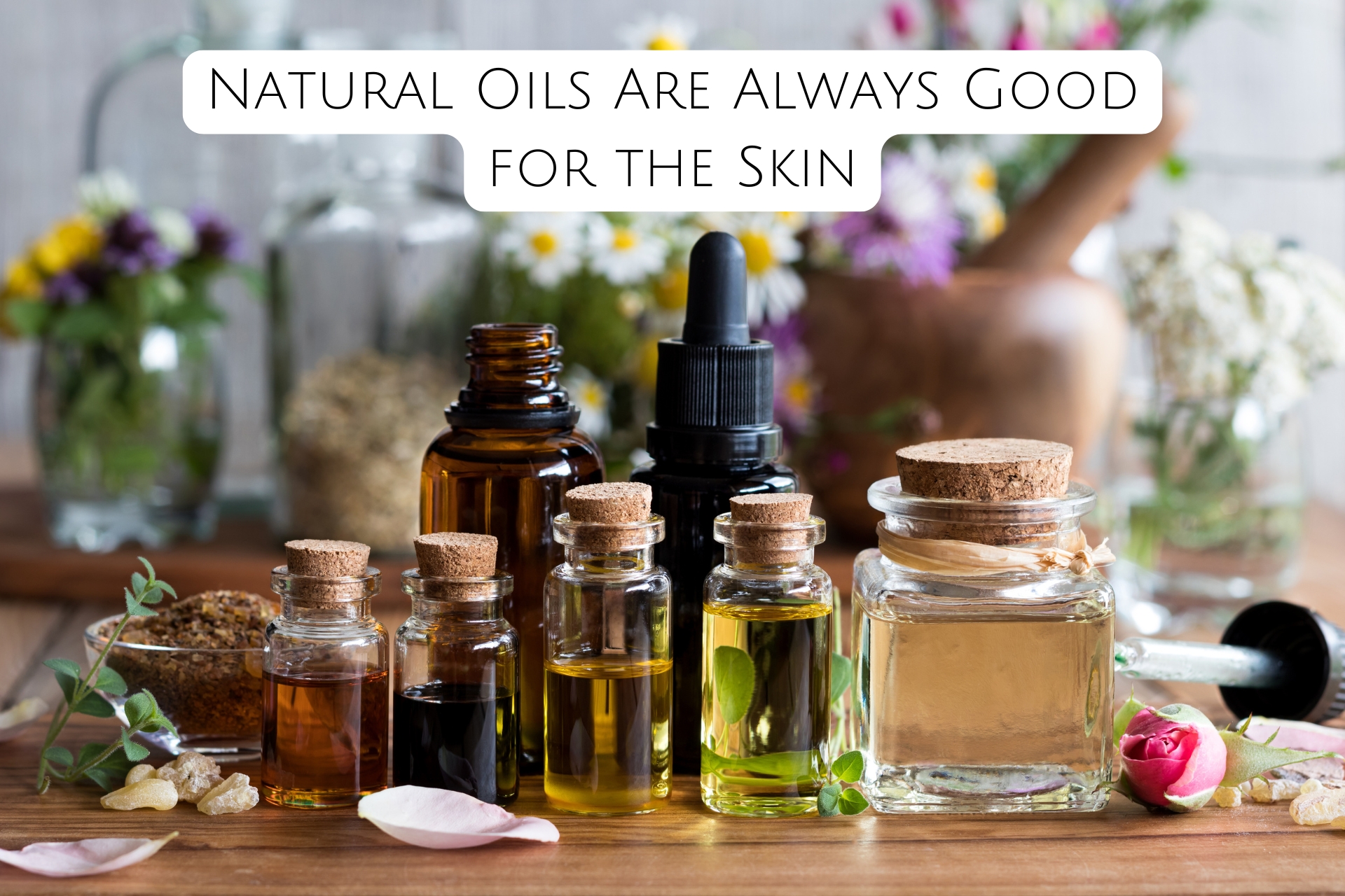 Natural Oils Are Always Good for the Skin